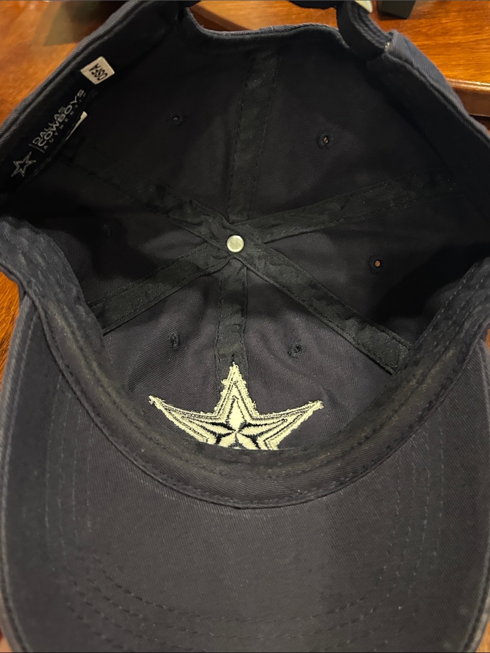 Dallas Cowboys Authentic MENS Navy OSFM Cap - Picture 7 of 8